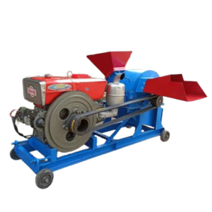 Máy băm gỗ 2T đầu nổ diesel